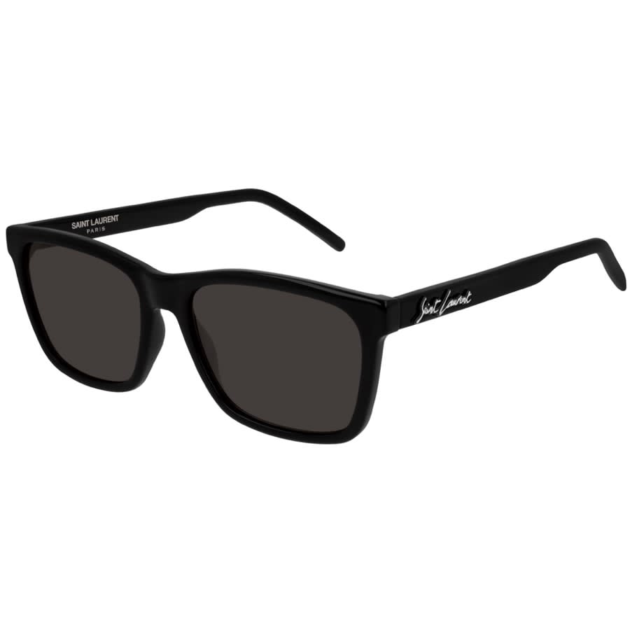 Saint Laurent SL318 001 Sunglasses Black | Mainline Menswear us